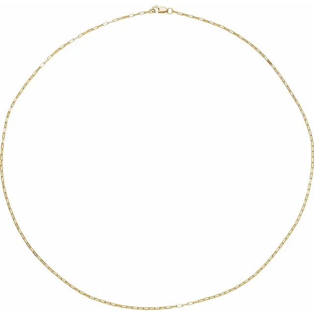Elongated Box Chain