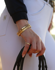 Back to Back Stirrup Eternity Ring