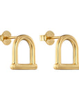 Single Stirrup Earrings