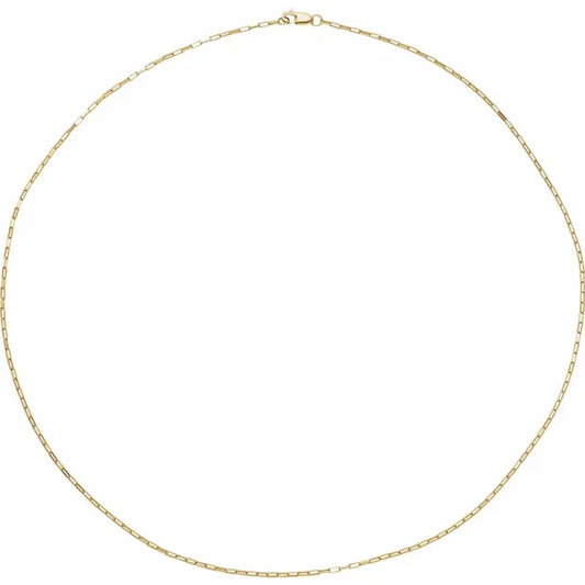 Elongated Box Chain