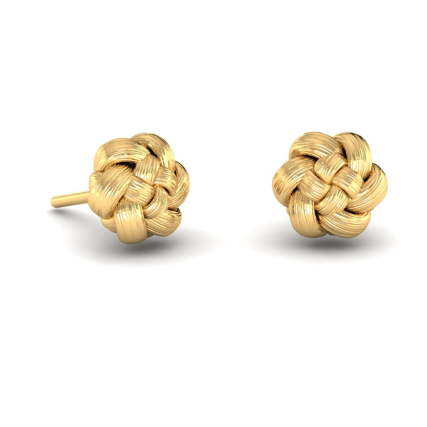 Button Braid Studs