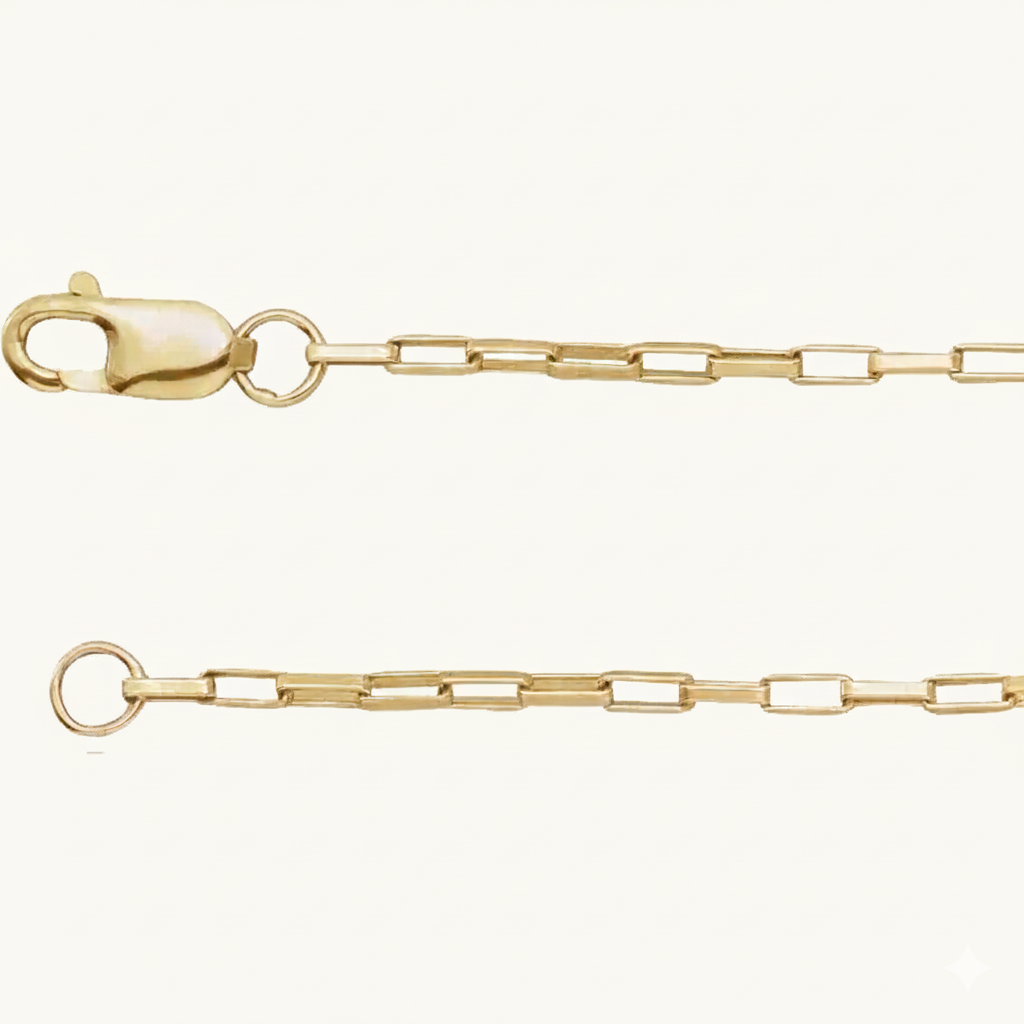 Elongated Box Chain – Ela Jae
