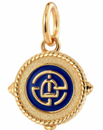Horse Head Navy Blue Enamel Charm