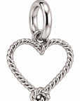 Lead Rope Heart Charm