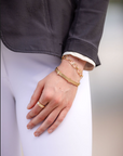 Back to Back Stirrup Bracelet