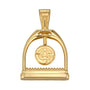 Stirrup Spinner Pendant