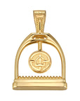 Stirrup Spinner Pendant