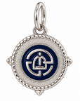Horse Head Navy Blue Enamel Charm