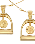 Stirrup Spinner Pendant